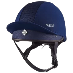 Charles Owen 4Star Skull Helmet 7 Charles Owen 4Star Skull Helmet -The Equestrian Gear Shop 4Star Navy Web