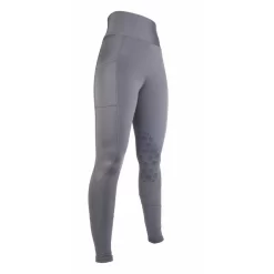 HKM Style Riding Leggings Silicone Knee Patch Highwaist