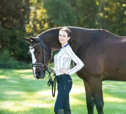 KL Select Gabrielle Breech 14 KL Select Gabrielle Breech -The Equestrian Gear Shop KLSelectNavy Breech BlackwHorse