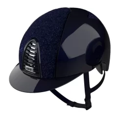 KEP Italia Chromo 2.0 Helmet 14 KEP Italia Chromo 2.0 Helmet -The Equestrian Gear Shop Kep2pointOBluePolishwithBlueGlitterandGrid