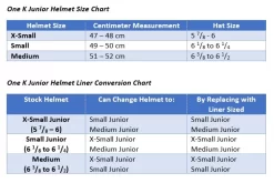 One K™ Defender Jr Helmet 5 One K™ Defender Jr Helmet -The Equestrian Gear Shop One K Junior Sizing Chart V3