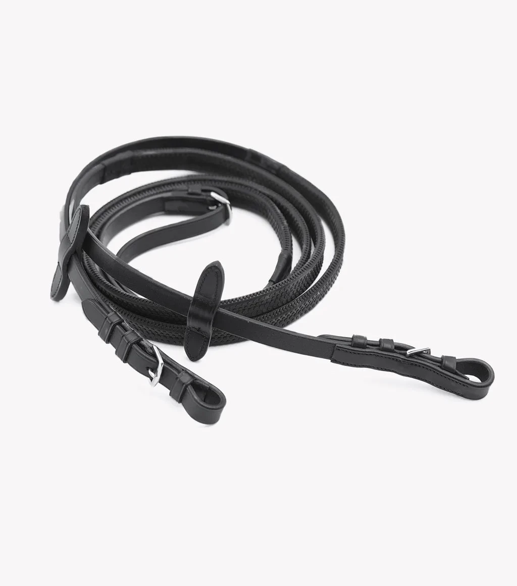 Premier Equine Stefano Rubber Reins 1 Premier Equine Stefano Rubber Reins