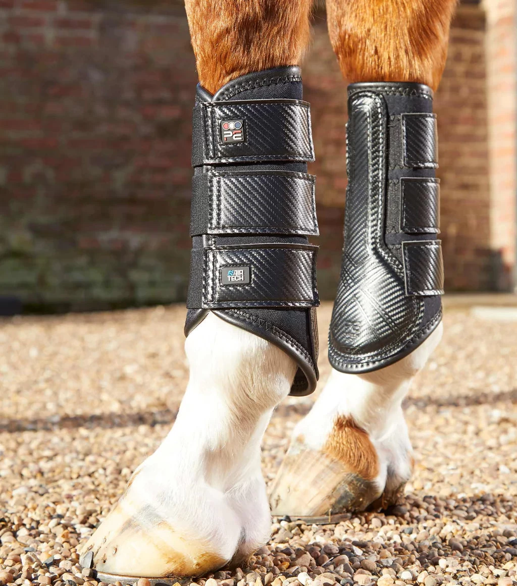 Premier Equine Carbon Air Tech Single Locking Brushing Boots 1 Premier Equine Carbon Air Tech Single Locking Brushing Boots