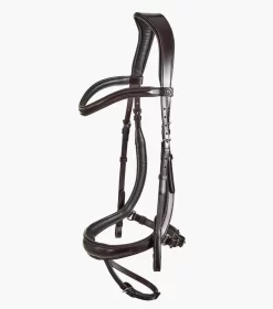 Premier Equine Savuto Anatomic Bridle With Crank Noseband And Flash -The Equestrian Gear Shop PEsavuto anatomic bridle with crank noseband flashbrown