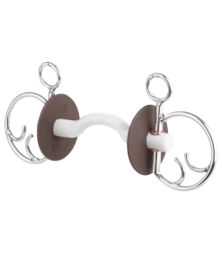 Beris Kimblewick Bit With Tongue Port Bar