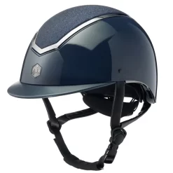 Charles Owen Kylo Riding Helmet -The Equestrian Gear Shop kylo navy gloss