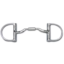Myler Dee Without Hooks Low Port Comfort Snaffle