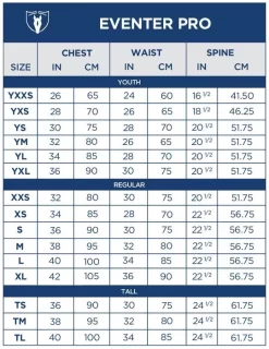 Tipperary Adult Eventer Pro Vest 11 Tipperary Adult Eventer Pro Vest -The Equestrian Gear Shop tippsize