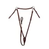 Tory Leather 5/8" Bridle Leather Flat Hunt Breastplate