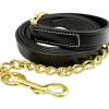 Walsh Leather Lead With Chain